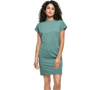 Urban Classics Tb4364-ladies Organic Cotton Cut On Sleeve tee Dress Vestido, Paleleaf, M Mujeres