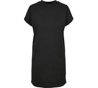 Urban Classics Vestido de mujer Vestido de mujer Organic Cotton Corte On Manga Tee Vestido Negro S