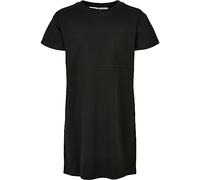 Urban Classics Vestido de té orgánico Grande para niñas, Negro, 34 W/36 L
