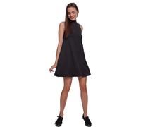 Urban Classics Vestido Ladies A-Line Turtleneck Mujer Vestido Corto Negro 5XL