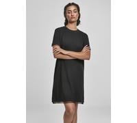 Urban Classics Kleid Ladies Boxy Lace Hem tee Dress Vestido, Black, L para Mujer