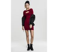 Urban Classics Vestido Ladies Cut Out Dress Burgundy XL