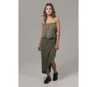 Urban Classics Vestido Ladies Viscosa Bandeau Vestido Negro 5XL