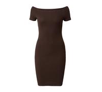Urban Classics Vestido para mujer con hombros descubiertos marrón XL