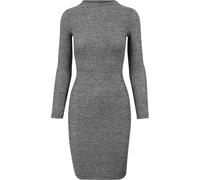Urban Classics Vestido Mujer Acanalado Mujer Vestido Corto Gris Marengo L