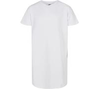 Urban Classics Vestido orgánico Extragrande para niñas, Blanco, 122/128 cm