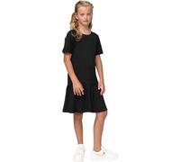 Urban Classics Vestido para Mujer Valance tee Dress, Negro, 122 cm-128 cm para Niñas