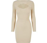 Urban Classics Vestido recortado para mujer Arena L