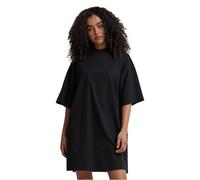 Urban Classics Vestido Tipo Camiseta de Gran tamaño orgánico Pesado para Mujer Casual, Negro, XXXL