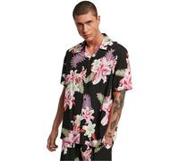 Urban Classics Viscose AOP Resort Hombre Camisa Manga Corta Multicolor XXL 100% Viscosa Ancho