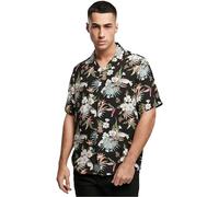 Urban Classics Camiseta Viscosa Hombre Camisa, Blacktropical, 5XL