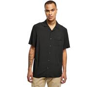Urban Classics Viscose Camp Shirt, Camisa Hombre, Black,