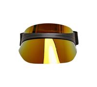 URBAN CLASSICS Visera - Visor Gorras, Gorra Mujer Y Hombre, Visor De Playa Espejado, Protege De La Luz Solar, Cierre Con Banda Elástica Ajustable