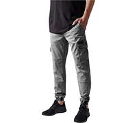 Urban Classics Washed Cargo Twill Jogging Pants Pantalones, Gris (Grey 111), 36 para Hombre