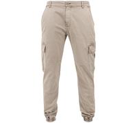 Urban Classics Washed Cargo Twill Jogging Pants Sand Talla: 34 | Pantalones cargo Outlet | Hombre | Marrón
