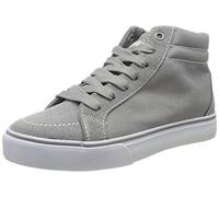Urban Classics Zapatillas de Lona Alta, Altas Unisex Adulto, Gris Gry Wht 00132, 36 EU