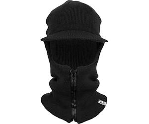 Urban Classics Zipped Balaclava Visor Unisex Gorro Negro