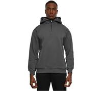 Urban Classics Zipped High Neck Hoody Sudadera con Capucha, Darkshadow, M para Hombre