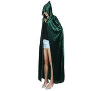 Urban CoCo Unisex Full Length Hooded Velvet Cape Halloween Party Cosplay Costume Cloak