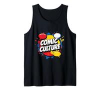 Urban - Cómic Culture 80s 90s Comic Book Graffiti Graphic Camiseta sin Mangas