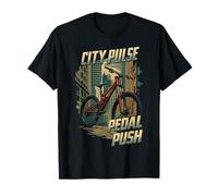 Urban Cycling Vibes Cool Pedal, Power, print for Bikers Camiseta