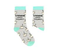 Urban Eccentric Coffee Required Funny Coffee Socks | Ladies UK 4-8 | Divertidos calcetines para amantes del café para mujer, regalo peculiar de cafeína para mamá, amigos y colegas | cumpleaños