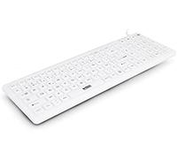 Urban factory akb69uf teclado usb qwerty español blanco