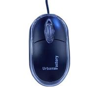 Urban factory bdm02uf ratón ambidextro usb tipo a Óptico 800 dpi