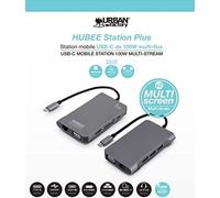 Urban Factory Estación móvil USB-C - 1x RJ45 Gigabit