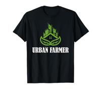 Urban Farmer City Gardening Homestead Green Living Design Camiseta