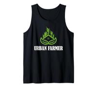 Urban Farmer City Gardening Homestead Green Living Design Camiseta sin Mangas