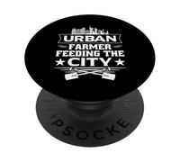 Urban Farmer Feeding The City PopSockets PopGrip Adhesivo