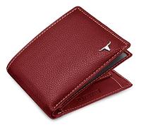 URBAN FOREST Cartera de cuero Charlie para hombre, Rojo, Casual