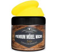 Urban Forest - Cera para muebles (incolora, incluye esponja con cera de abejas y aceite de aguacate, para interior y exterior, cera para muebles de madera, 250 ml)