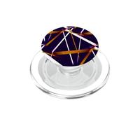 Urban Geometry Azul Blanco Sienna-Marrón PopSockets PopGrip para MagSafe