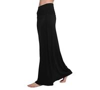Urban GoCo Mujeres Falda Larga para Yoga Danza Casual Alta Cintura Bodycon Elástico Falda Maxi Negro M