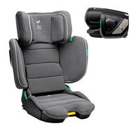 Urban Kanga Wallaroo 2.0 Silla de coche de viaje portátil y plegable Asiento elevador ISOFIX i-Size 100-150cm (Gris/Blanco)