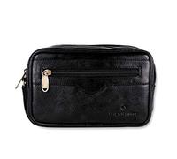 URBAN KINGS Bolsa de cuero sintético para hombre, bolsa de transporte de dinero, bolsa de viaje multiusos, bolsa de mano de cuero, bolsa de negocios, bolsa de transporte de documentos, bolsa de