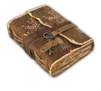 URBAN LEATHER A5 Diario Rústico Con Diseño De Hojas De Corazón De Con Hojas Viejas De Borde De Cubierta Para Hombres Y Mujeres, Cuaderno De Bocetos Vintage Encuadernado En Cuero, Diario Impreso