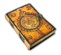 Urban Leather Sun Moon Dragon Dnd - Diario de dibujo hecho a mano, cuaderno de dibujo, diario de viaje, libro de recortes, brujería, suministros de decoración, cuaderno de escritura, páginas de papel