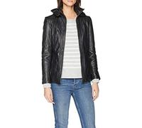 Urban Leather UR-114 SK1 Fashion Chaqueta de Cuero para Damas, Negro (Black), Talla 42 / XL