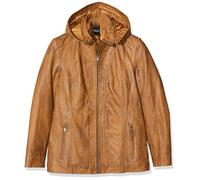 Urban Leather UR-122 SK1 Fashion Chaqueta de Cuero para Damas, Marron (Tan), Talla M
