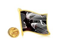 Urban Life Building City Art Deco Fashion - Pin de solapa de metal dorado