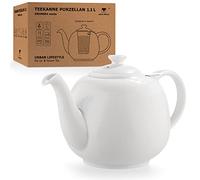 Urban Life Style - Tetera con filtro Swansea (1,1 L), color blanco