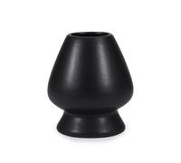 Urban Lifestyle Soporte Batidor Matcha Negro Mate de Cerámica Soporte Chasen para Batidor Matcha Accesorios Matcha y Soporte para Ceremonia del Té (Negro mate)