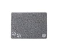 Urban living Alfombra Antipolvo Dog & KATS DE PVC Gris Claro 60X45CM