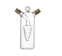 Urban Living - Botella de vidrio (aceite y vinagre, 2 en 1, D5,8 x 15 cm)