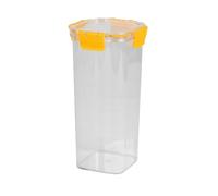 Urban Living - Caja hermética cuadrada (1800 ml, 12 x 12 x 24 cm), diseño de flores