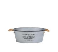 Urban Living Garden & Metal LA Ferme DU Village BASSINE DECORE Avec POIGNEE X2PCS