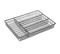 Urban living KITCHEN BAZAR - CUBERTERO METALICO 4 COLORES SURTIDOS 36X26,5X4,5CM